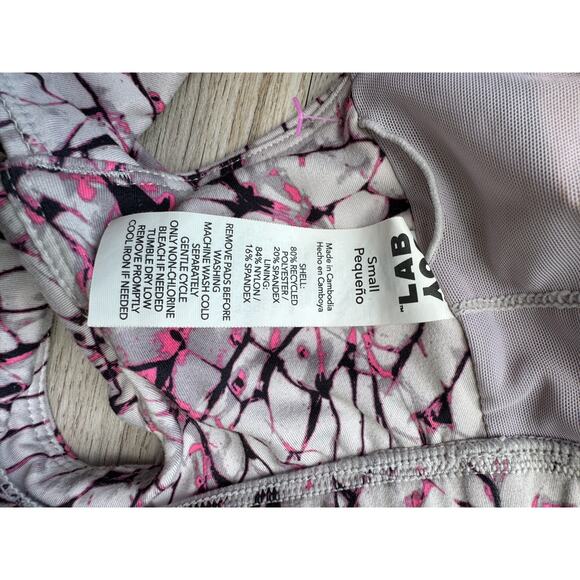 2 Joy Lab (set) size S bras. White/multi, navy/multi. Criss cross straps, active - Picture 4 of 5